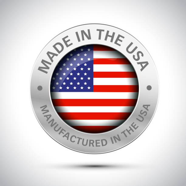 미국 국기 아이콘에서 만든 - 만들기 stock illustrations