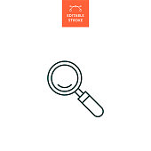 istock Magnifying Glass Icon with Editable Stroke 1314230096
