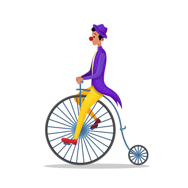 Enesco clowns riding a bike/ clowns on bike
