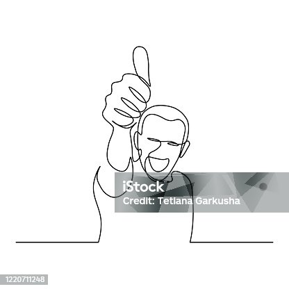 istock Man showing thumb up 1220711248
