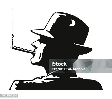 istock Man Smoking a Cigar 1003182260