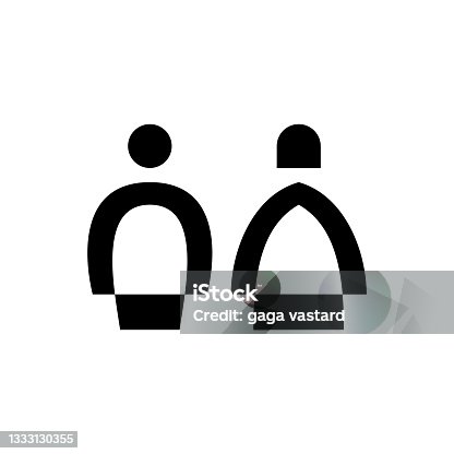 istock man woman male female gents ladies toilet bathroom sign sticker vector icon illustration 1333130355