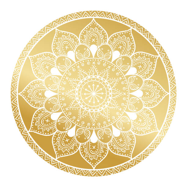 Mandala pattern.Arabic Vintage decorative ornament.Mandala gold background. Abstract Tribal,ethnic texture. Wedding,gold Mandala pattern.Arabic Vintage decorative ornament.Mandala gold background. asian yoga pants stock illustrations