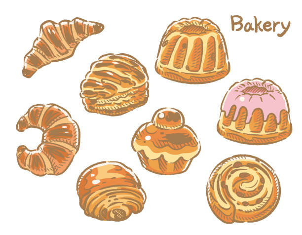Pain Au Chocolat Vectoriels et illustrations libres de Pain Au Chocolat Vectoriels et illustrations libres de
