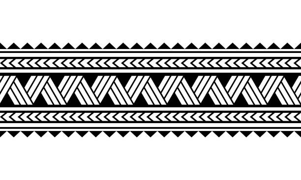 Polynesian Armband Tattoo Illustrations, Royalty-Free Vector Graphics ...