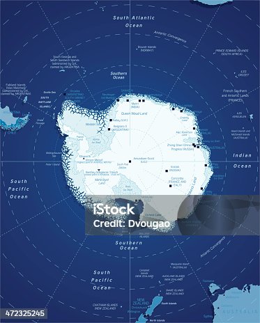 istock Map Of Antarctic 472325245