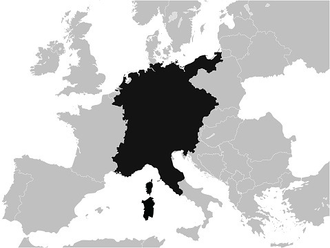 Map of Holy Roman Empire