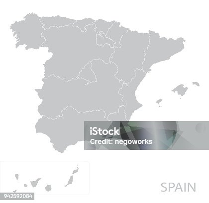 istock Map of Spain 942592084