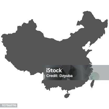 istock Map Of The People's Republic Of China 937868196