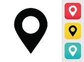 istock Map Pin Icon 621469768