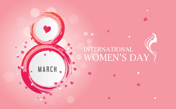 stockillustraties, clipart, cartoons en iconen met internationale vrouwendag 8 maart dag achtergrond - womens day poster