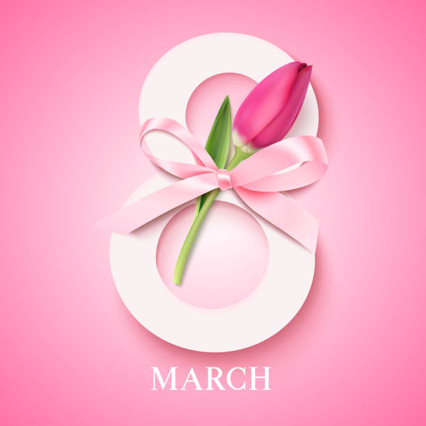 stockillustraties, clipart, cartoons en iconen met 8 maart. internationale vrouwendag dag concept - womens day