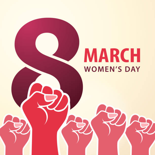 stockillustraties, clipart, cartoons en iconen met 8 maart vrouwendag - womens day