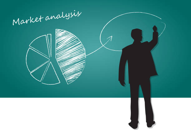 Market analysis File format is EPS10.0.  teacher silhouettes stock illustrations