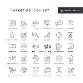 29 Marketing Icons - Editable Stroke - Easy to edit and customize - You can easily customize the stroke with