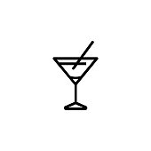 istock Martini glass icon 940158168