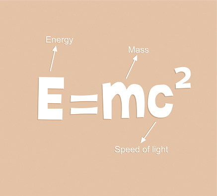 Mass-energy equivalence illustration