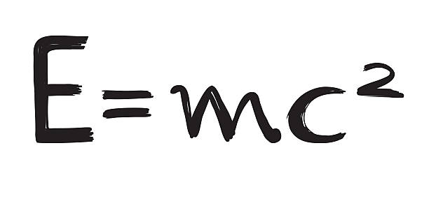 Mass-energy equivalence Mass-energy equivalence, handwritten vector illustration e=mc2 stock illustrations