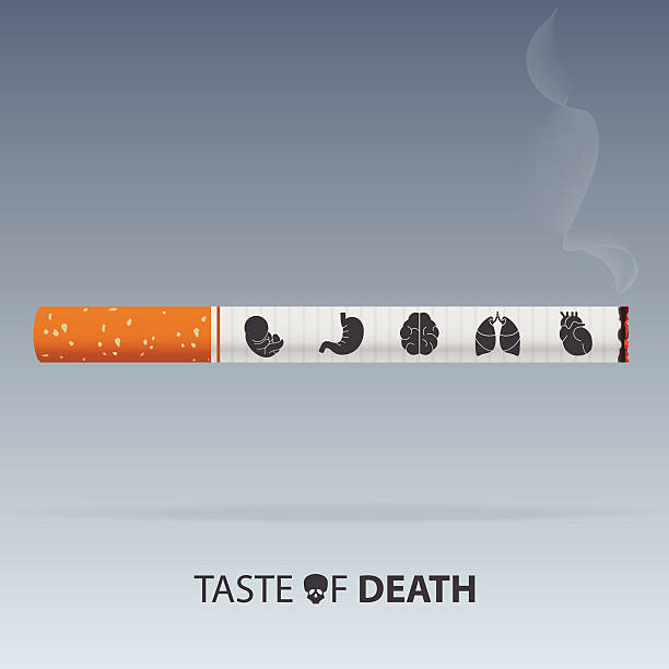 May 31st World No Tobacco Day poster. Poison of cigarette May 31st World No Tobacco Day poster. Poison of cigarette. Vector. Illustration Key Smoking Kills stock illustrations