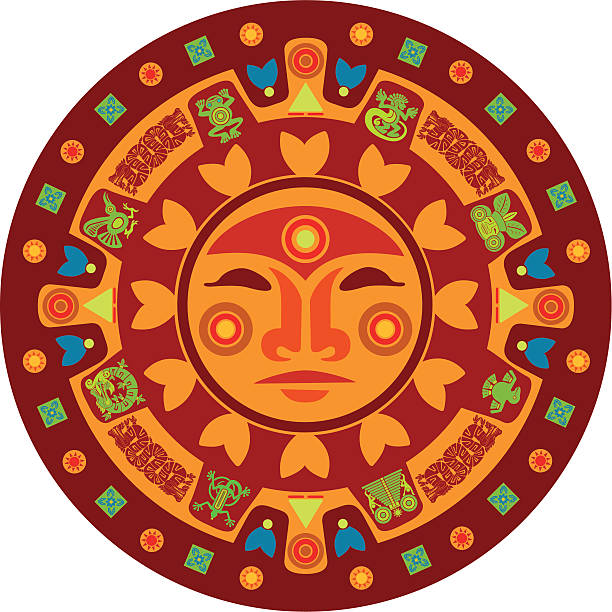 Mayan Calendar Illustrations, RoyaltyFree Vector Graphics