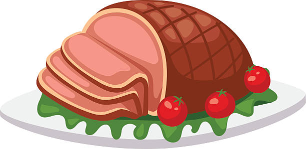 ilustraciones, imágenes clip art, dibujos animados e iconos de stock de ilustración vectorial de meatloaf. - meatloaf