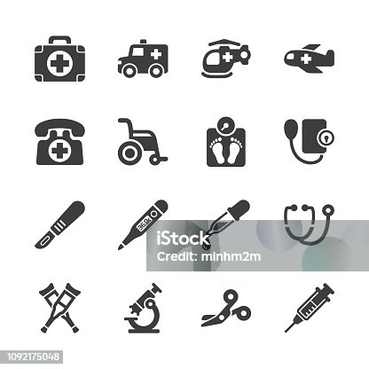 istock Medical Equipment & Supplies Icons 1092175048