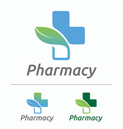 Medical pharmacy logo design