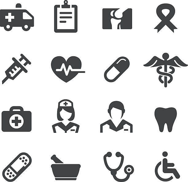 Medicine Icons - Acme Series View All: nurse symbols stock illustrations