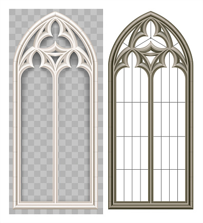Medieval Gothic Lancet window