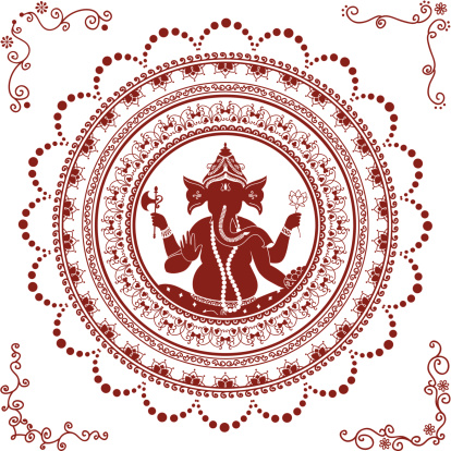 Mehndi Ganesh Mandala
