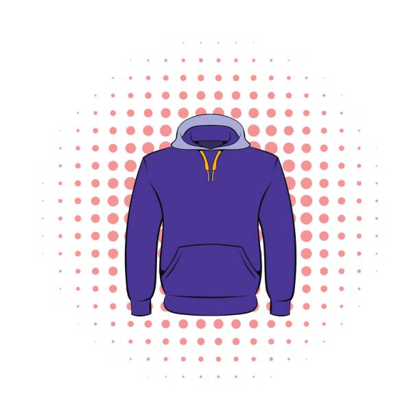 Hoodie Template Cartoons Illustrations, Royalty-Free Vector Graphics