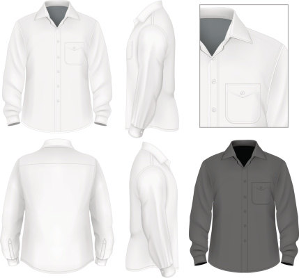 Men's button down shirt long sleeve