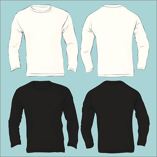 Download Royalty Free Long Sleeve T Shirt Template Clip Art, Vector ...