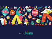 istock Merry Christmas & Happy New Year 1348011503