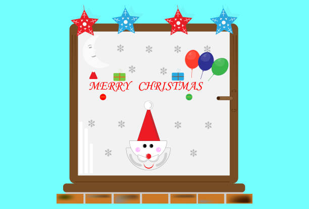 stockillustraties, clipart, cartoons en iconen met merry christmas - mitrovic
