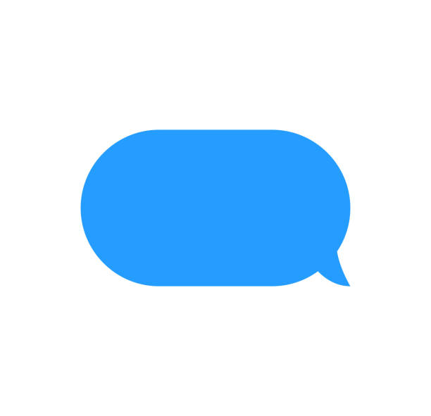 вектор чата пузырьков сообщений. векторный шаблон значков чат-боксов с пузырьками сообщений. - text message bubble stock illustrations