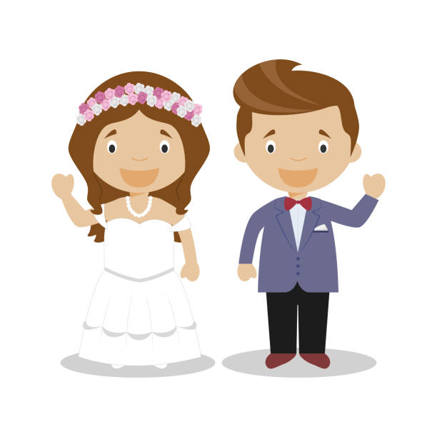 Bride And Groom Indian Clipart