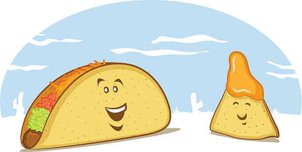 Download Best Cute Taco Character Illustrations, Royalty-Free ...