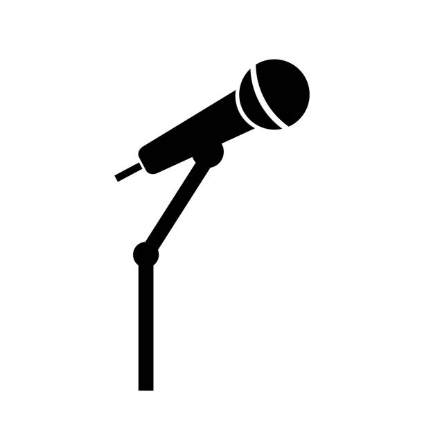 Mic Stand Illustrations, Royalty-Free Vector Graphics & Clip Art - iStock
