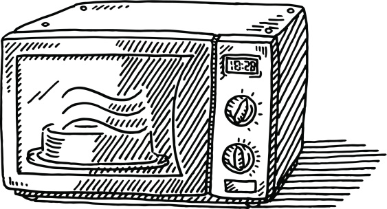 Microwave Oven Drawing