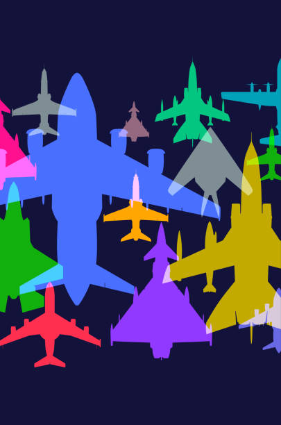 ilustrações de stock, clip art, desenhos animados e ícones de military aircraft - f 35