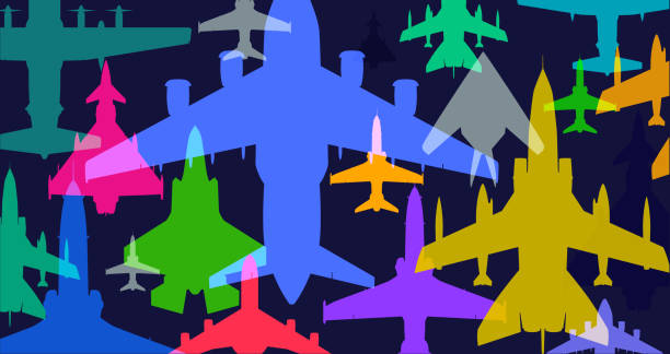ilustrações de stock, clip art, desenhos animados e ícones de military aircraft - f 35