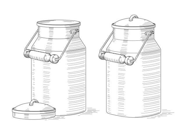 Pot De Lait Vectoriels et illustrations libres de droits Pot De Lait Vectoriels et illustrations libres de droits