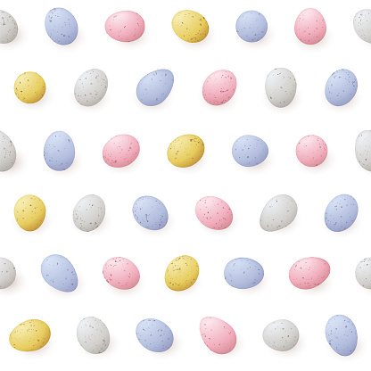 Mini Easter Eggs - Seamless Pattern