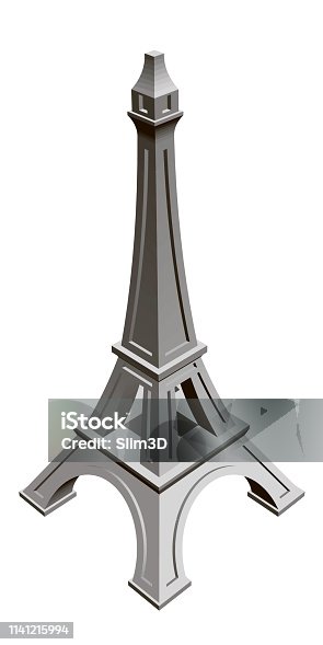 Download 3d Eiffel Tower Vector Free Ai Svg And Eps