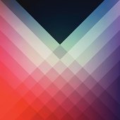 Stylish minimal flat diamond shape pattern design frame template contemporary graphic art modern copy space layout with smooth shadow on soft defocus blur color gradient background.