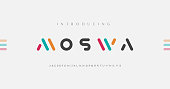istock Minimal modern alphabet fonts. Typography minimalist urban digital fashion future creative logo font. vector illustration 1269432564