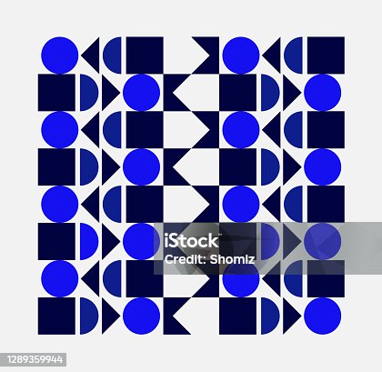 istock Minimalist geometry pattern 1289359944