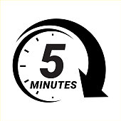 istock Minute timer icons. sign for ten minutes. 1353597717