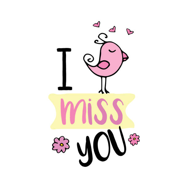 103 Cute I Miss You Drawings Illustrations Clip Art Istock